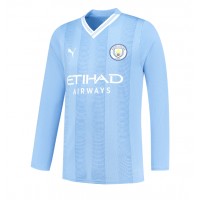 Camiseta Manchester City Jack Grealish #10 Primera Equipación 2023-24 manga larga